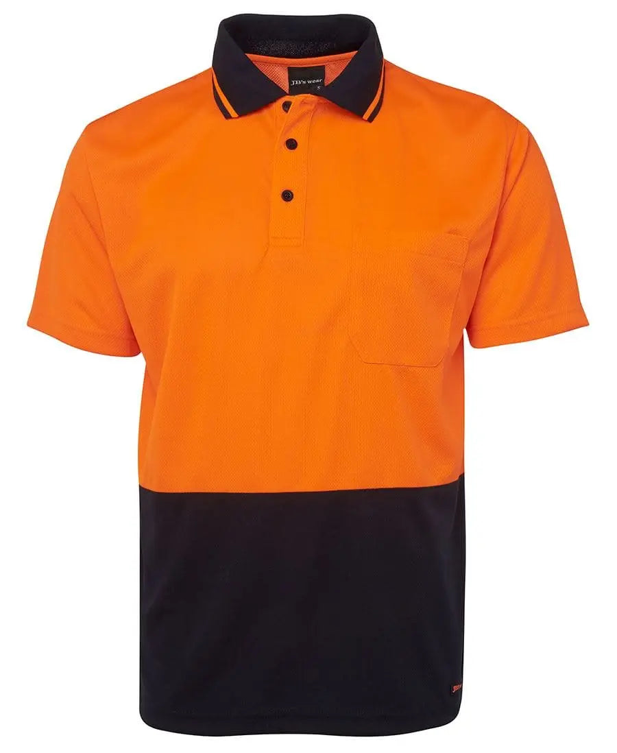 JBS Wear Adults Hi-Vis Polo Shirt 6HVNC Jb's Wear